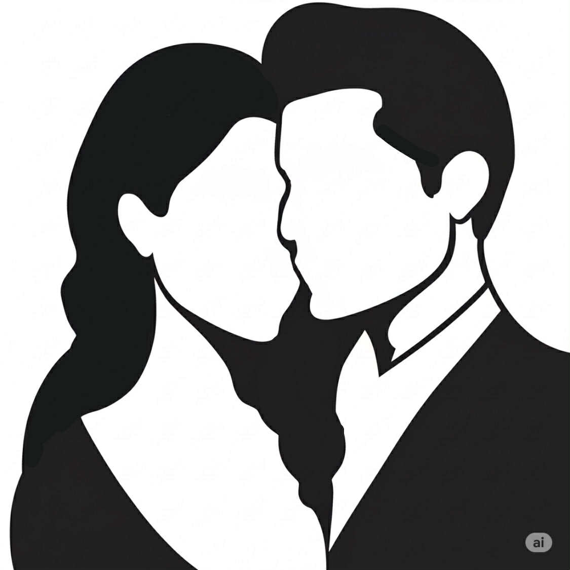 Couple kissing silhouette - women's relationship coaching for love and intimacy